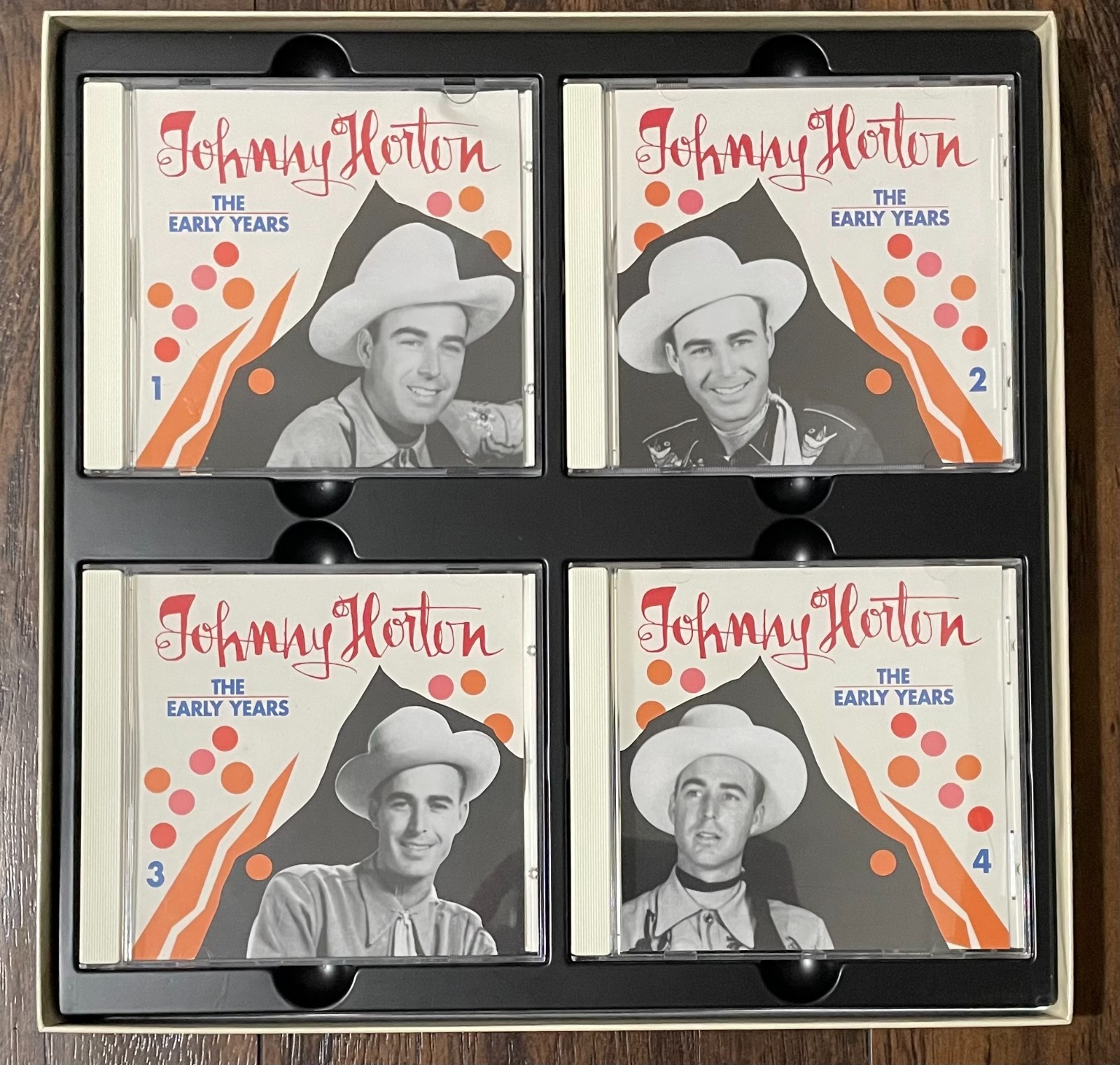 Johnny Horton The Early Years 1998 5 CD Box Set Bear Family German Import Book