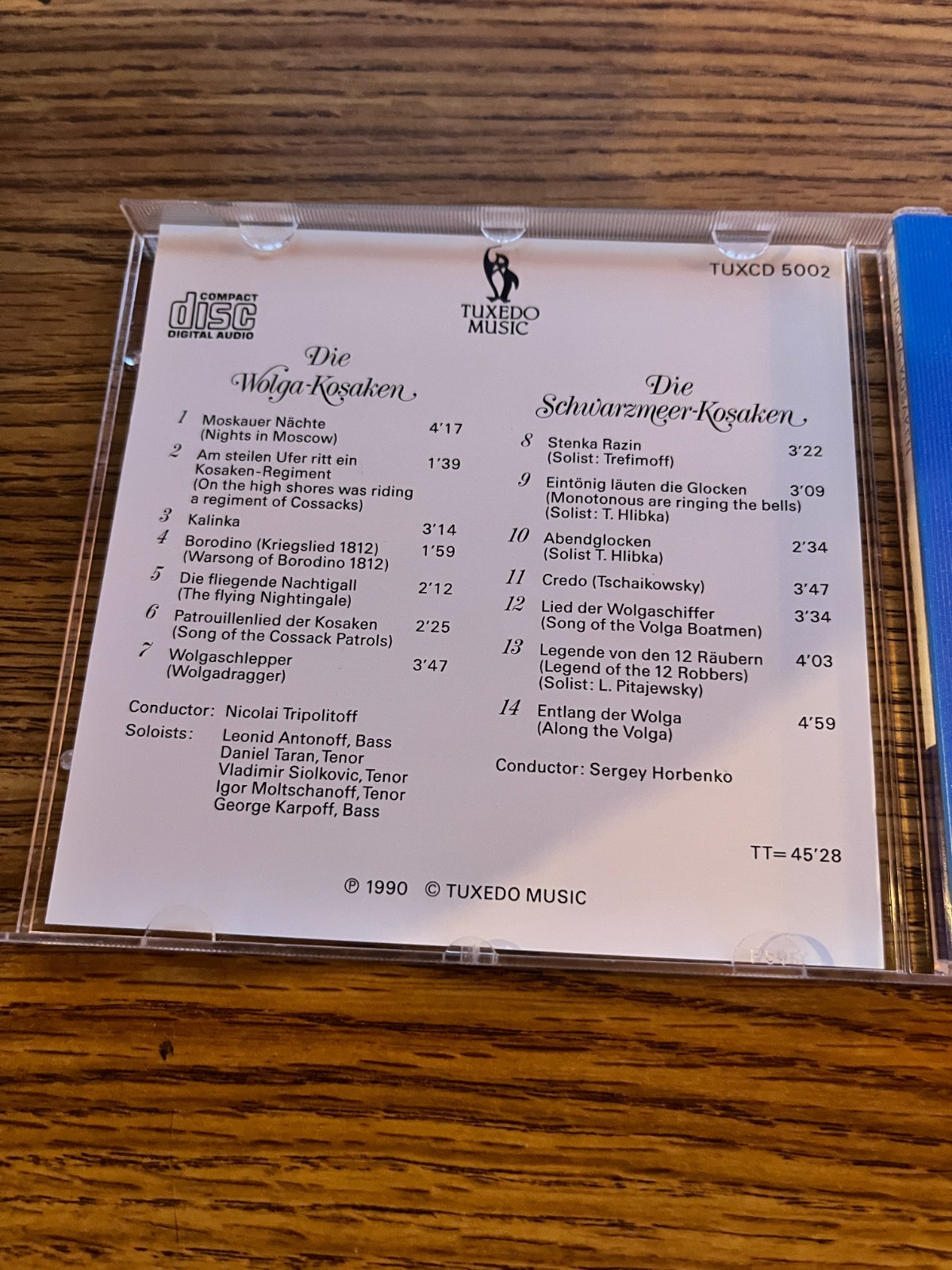 Russian Cossacks: The Volga & Black Sea Cossacks CD (Tuxedo Music TUXCD 5002