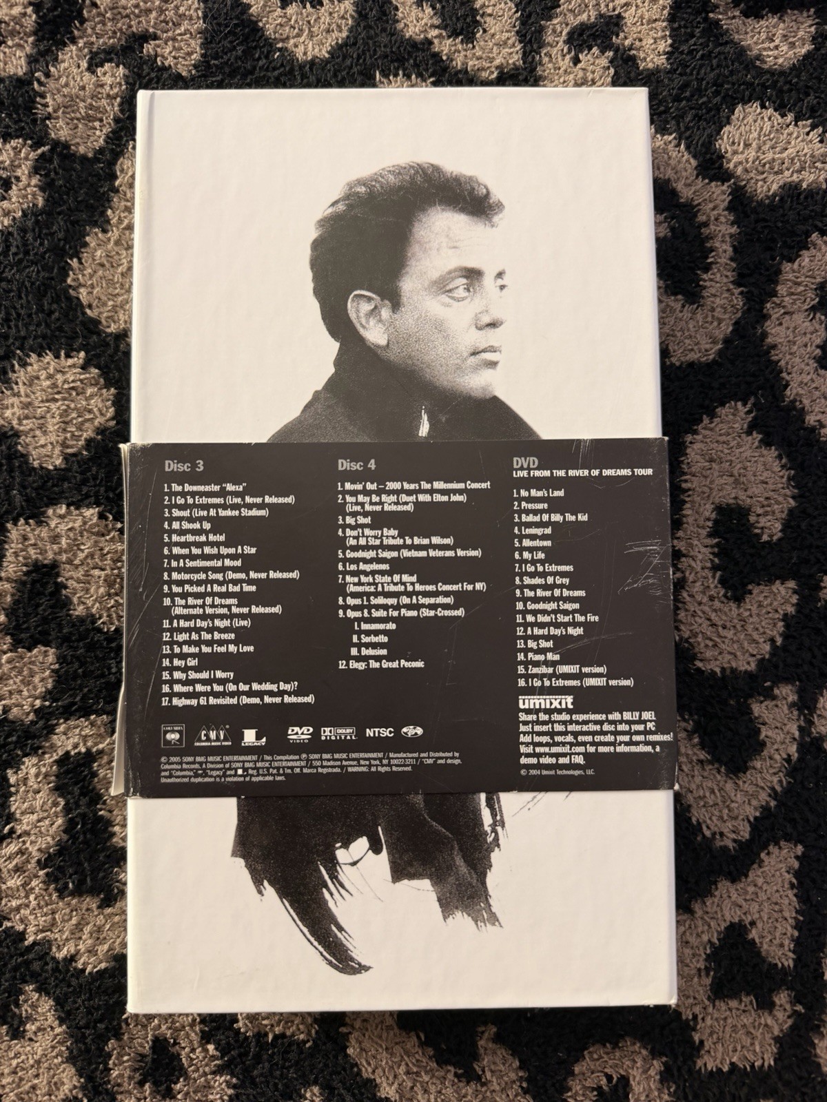 Billy Joel My Lives 2005 Columbia Rock Compilation Box Set 4CD + DVD