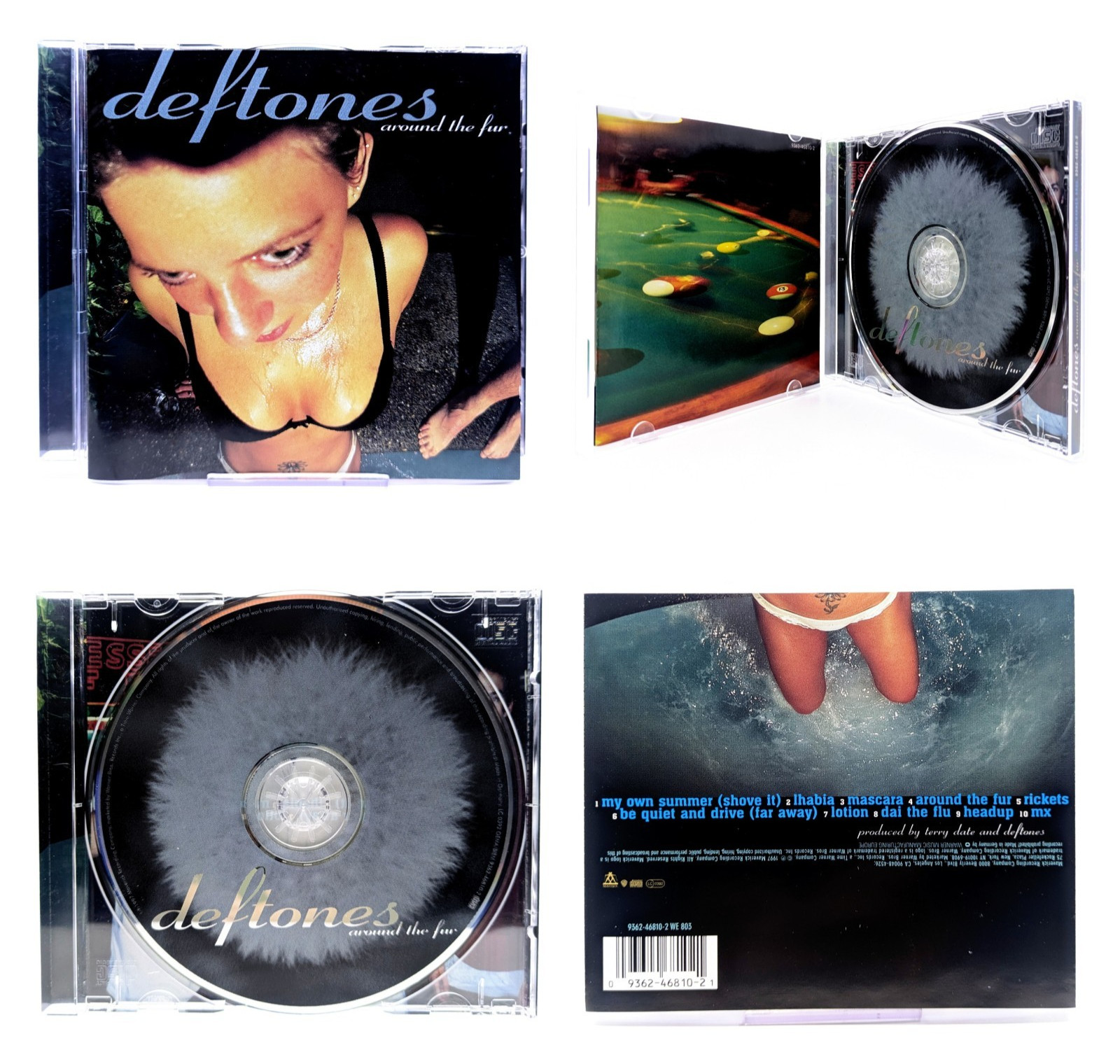Deftones Around the Fur 1997 CD Maverick 90s Nu Metal Grunge Graded Near Mint