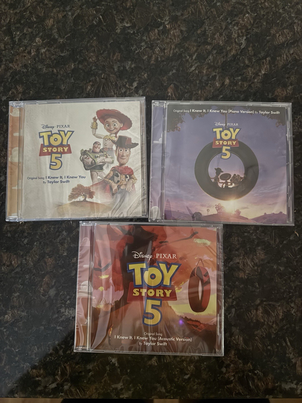 Taylor Swift “I KNEW IT, I KNEW YOU” 3 CD Set - Toy Story 5- Limited Ed