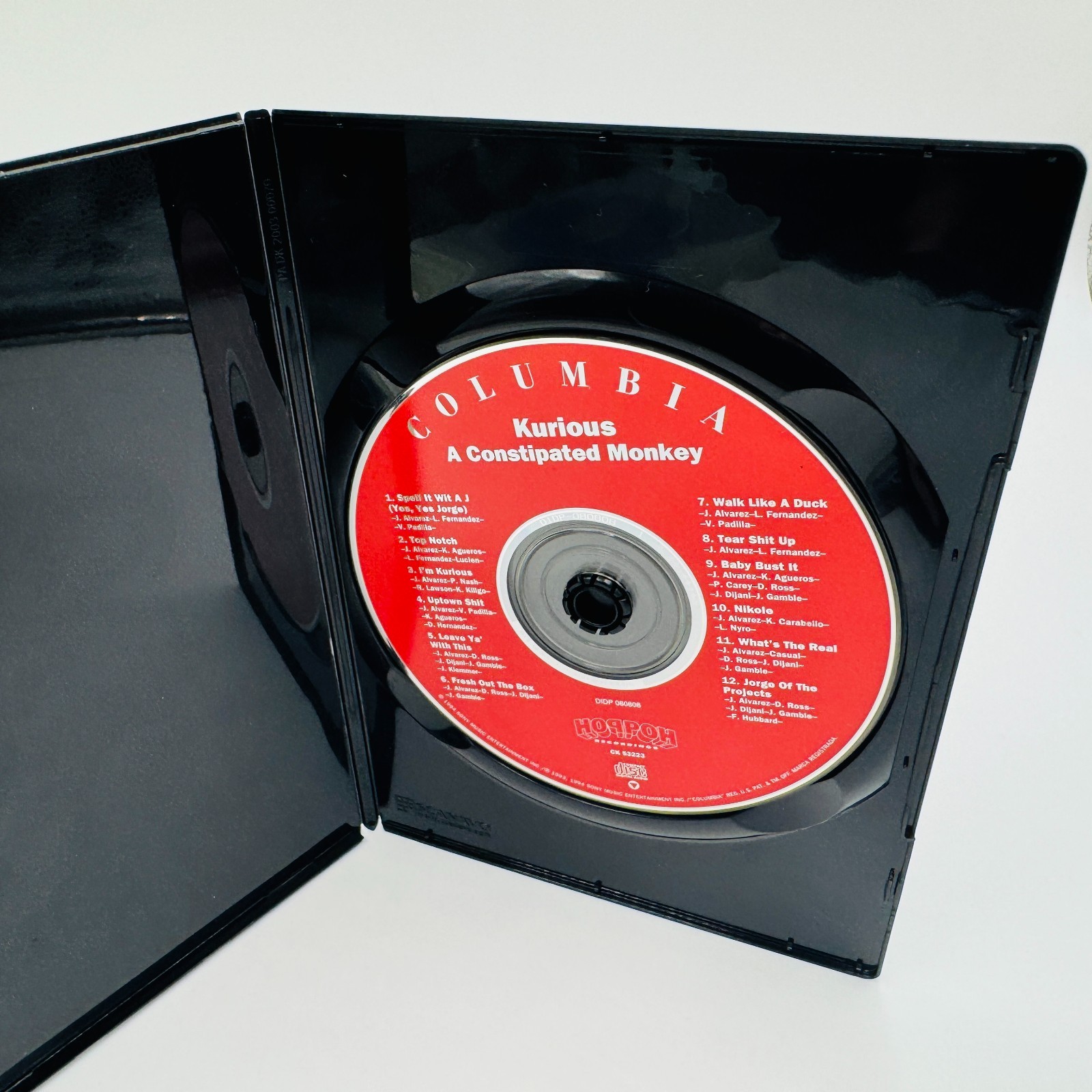 A Constipated Monkey Kurious (CD, Jan-1994, Sony Music Distribution) DISC ONLY