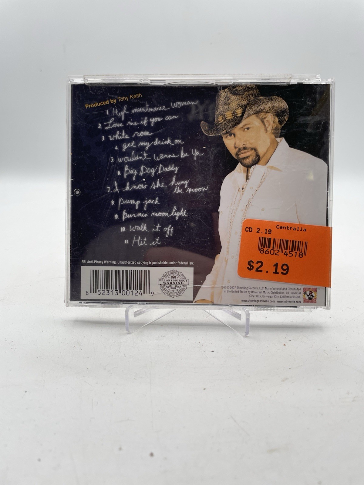 TOBY KEITH Big Dog Daddy BEST BUY CD + DVD High Maintenance Woman VIDEO