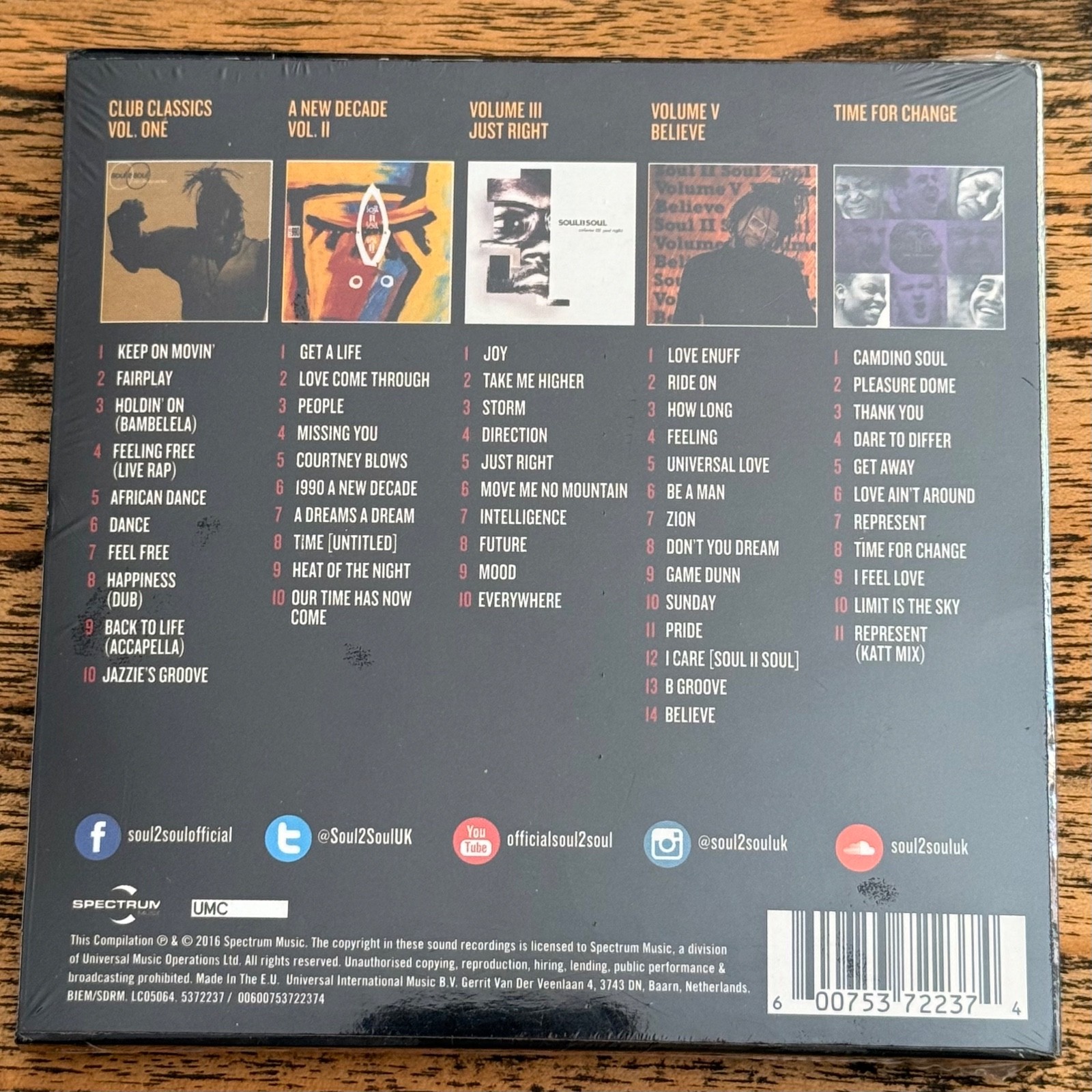 Soul II Soul, 5 Classic Albums [New/Sealed]