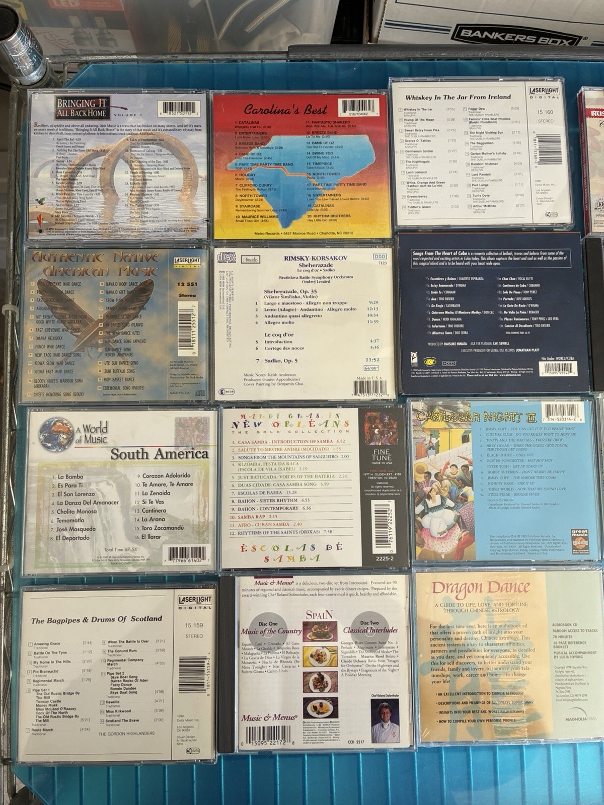 21x - International CD Lot Japan Latin Cuba Russian Australia Irish Spain Music