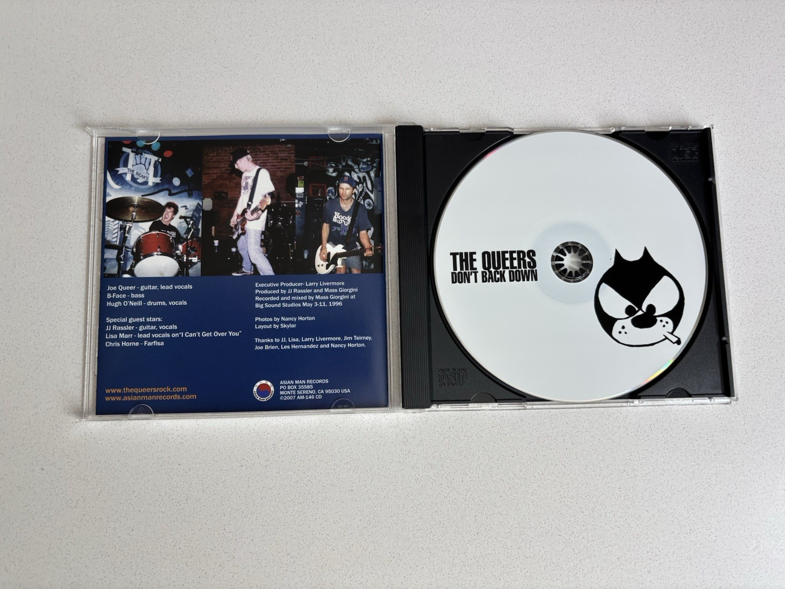 Queers Don't Back Down CD Punk Excellent Condition 2007 Asian Man Records