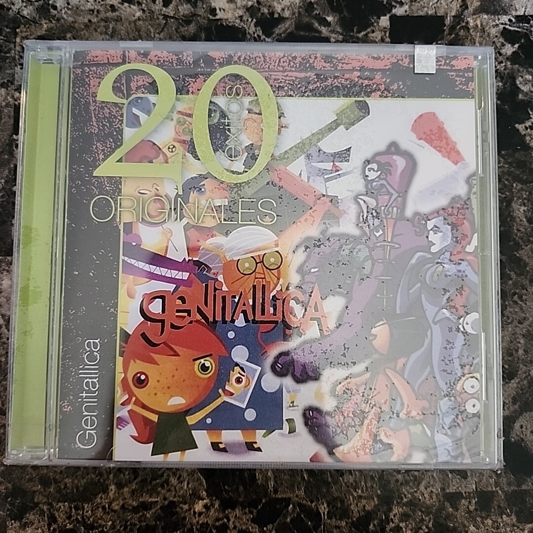*NUEVO Y ORIGINAL* Genitallica 20 Originales Exitos CD 2000 Borracho, Imagina