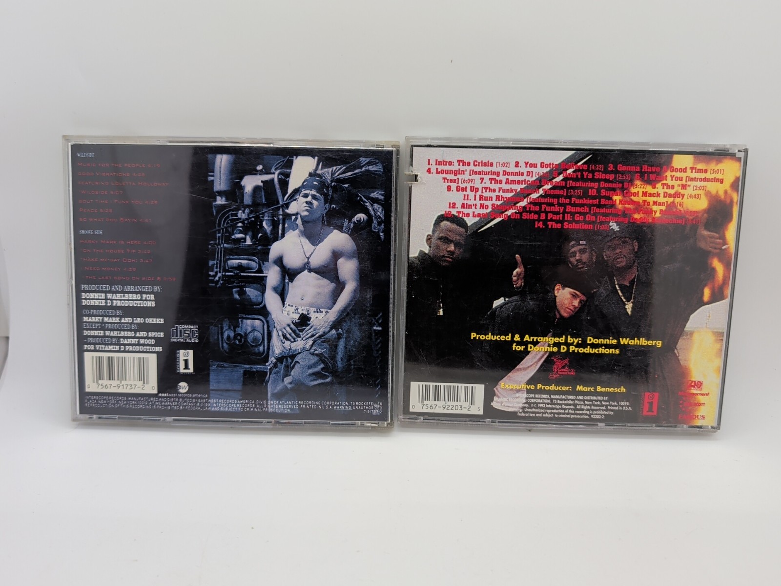 Marky Mark & The Funky Bunch: You Gotta Believe & Music For The People 2 CD Lot