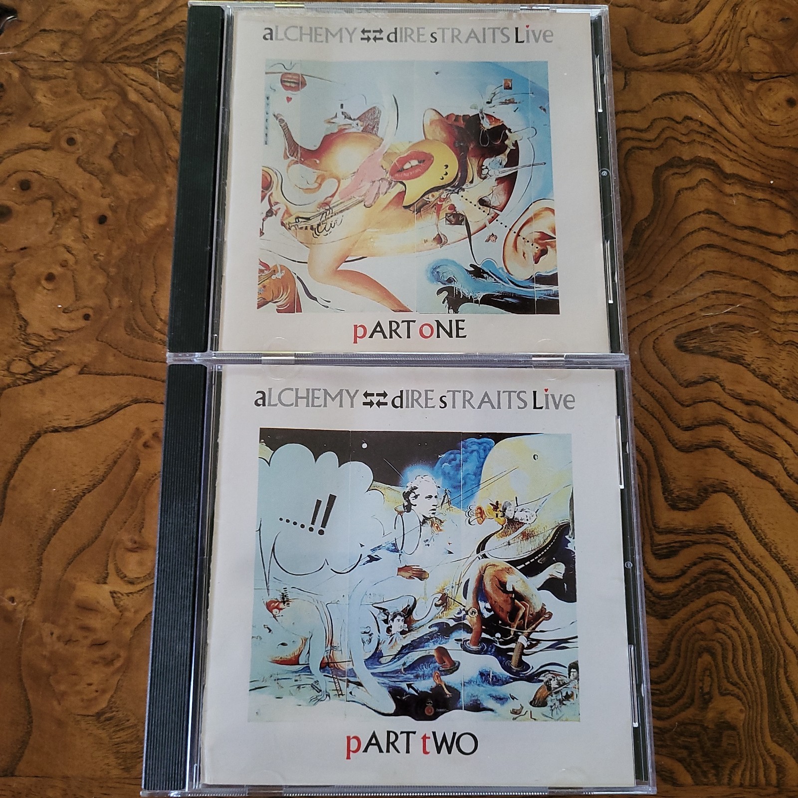 DIRE STRAITS CD Lot ALCHEMY PART 1 & 2 On Every Street Mark Knopfler Chet Atkins
