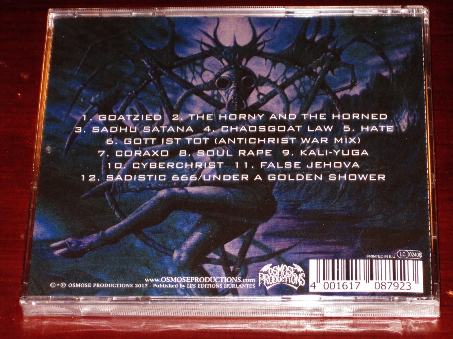 Impaled Nazarene: Ugra-Karma CD 2017 Reissue Osmose Products France OPCD018 NEW