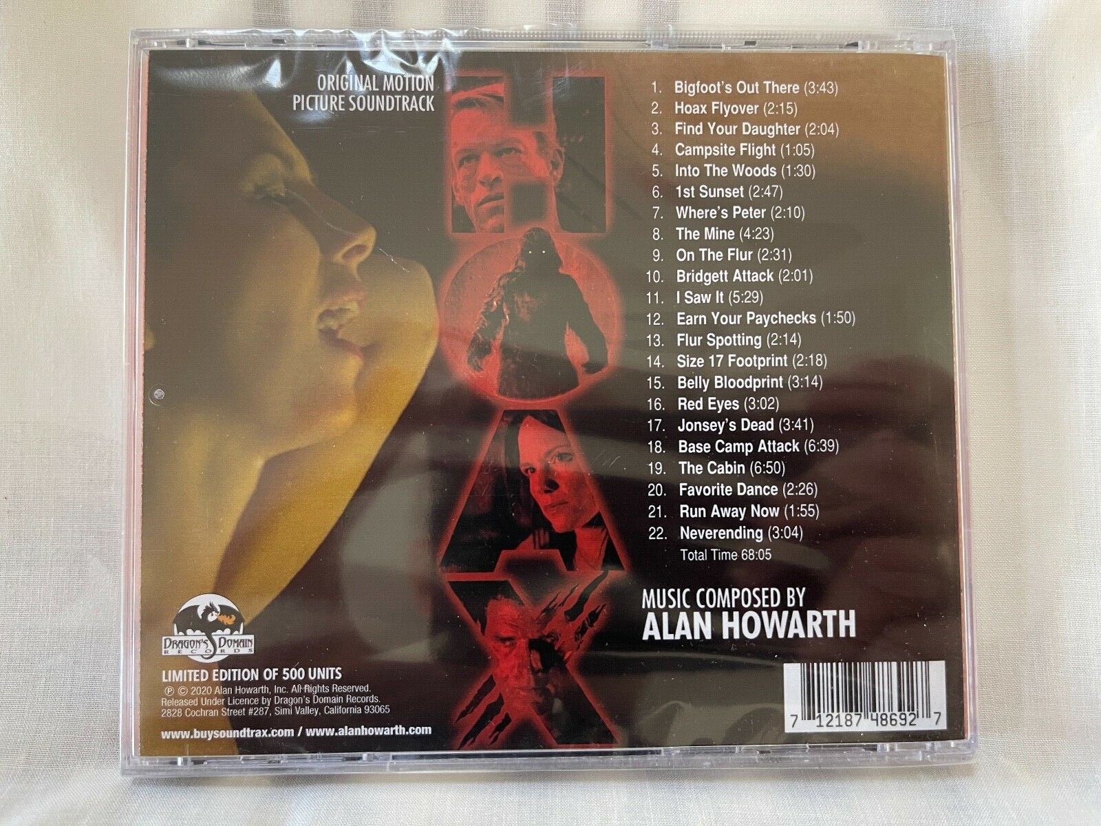 HOAX - Alan Howarth - 2020 Dragon's Domain CD - Only 500 Made!