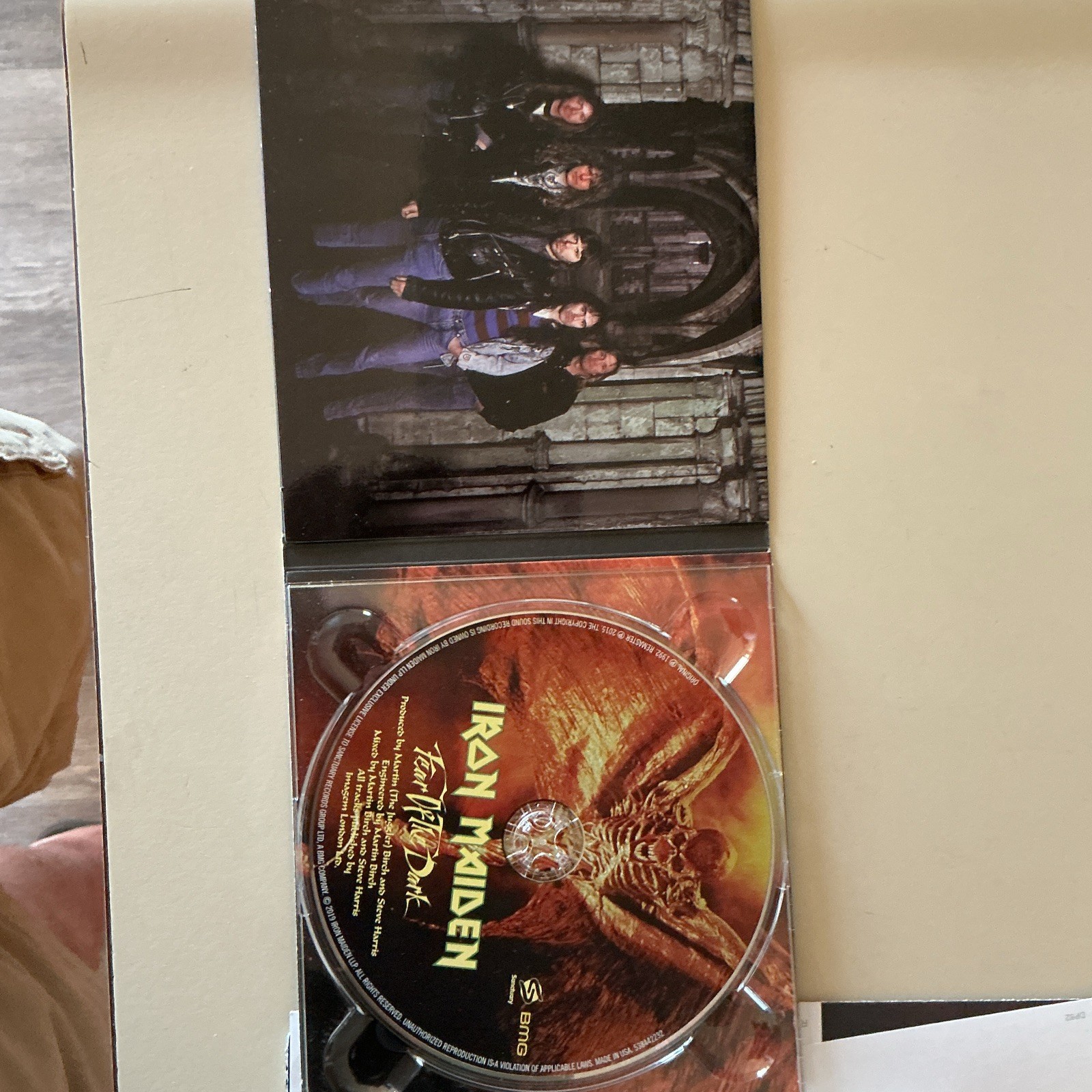 Iron Maiden - Fear of the Dark CD BMG 2019 Rock Album Jewel Case