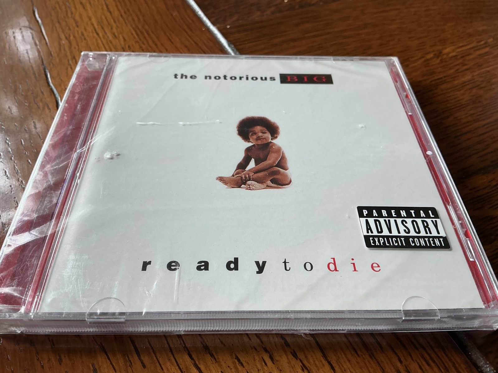 The Notorious BIG Ready To Die 1994 CD Bad Boy Red Spine Case SEALED