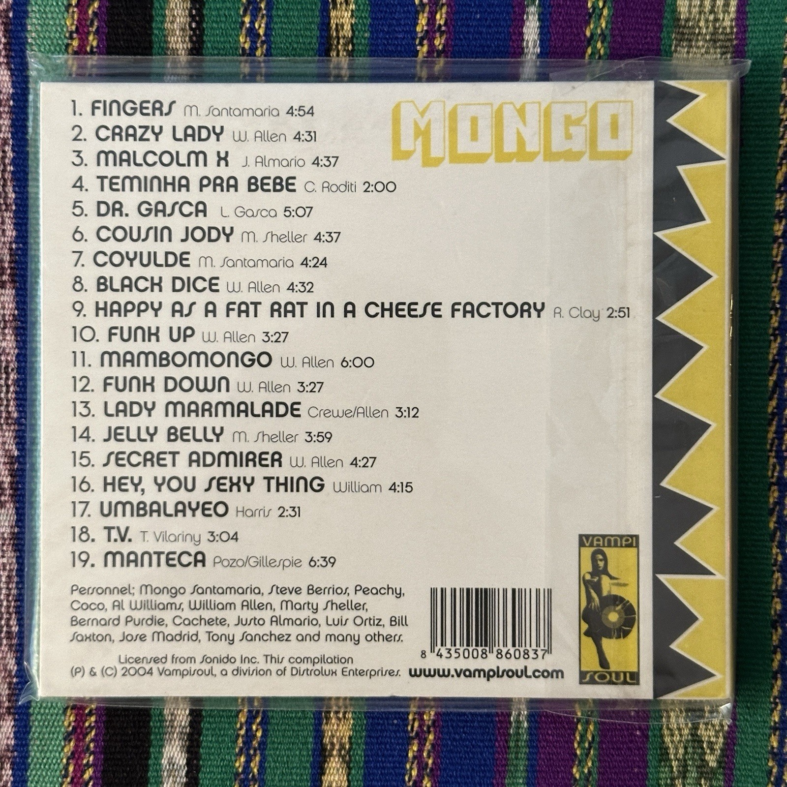 Mucho Mongo - Best of Vaya recordings 1973-1980 Mongo Santamaria (CD, Vampisoul)