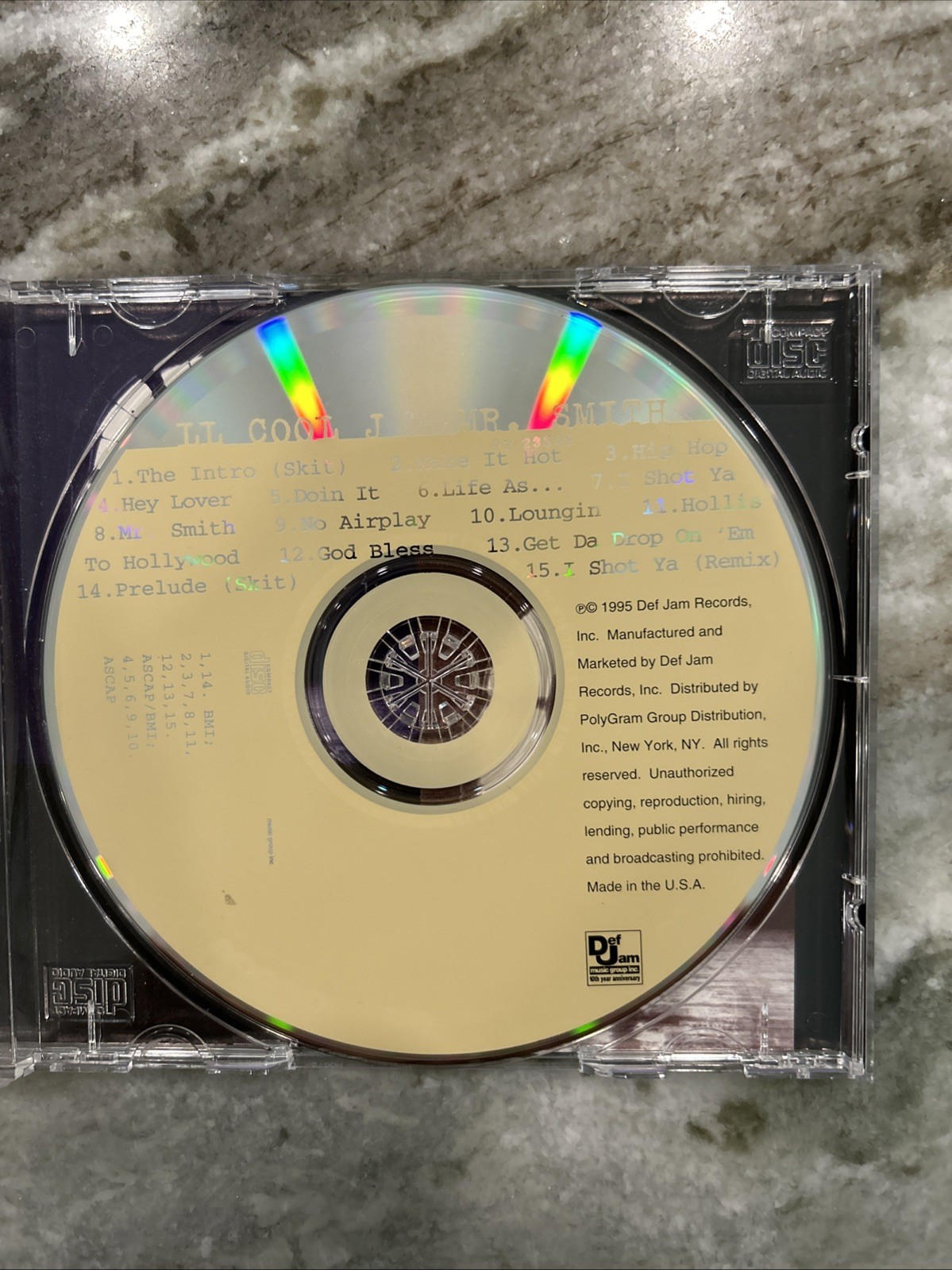 Mr. Smith by LL Cool J (CD, 1995, Def Jam) CD MINT