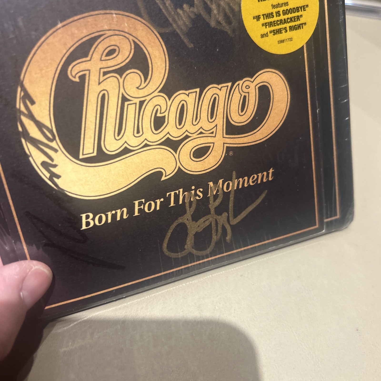 Born for this Moment by Chicago (CD, 2022) Autograph Signed Cd