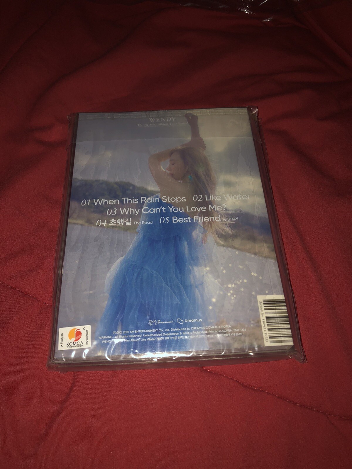 Red Velvet WENDY Solo 1st Mini Album "Like Water" Photobook ver NEW SEALED k-pop
