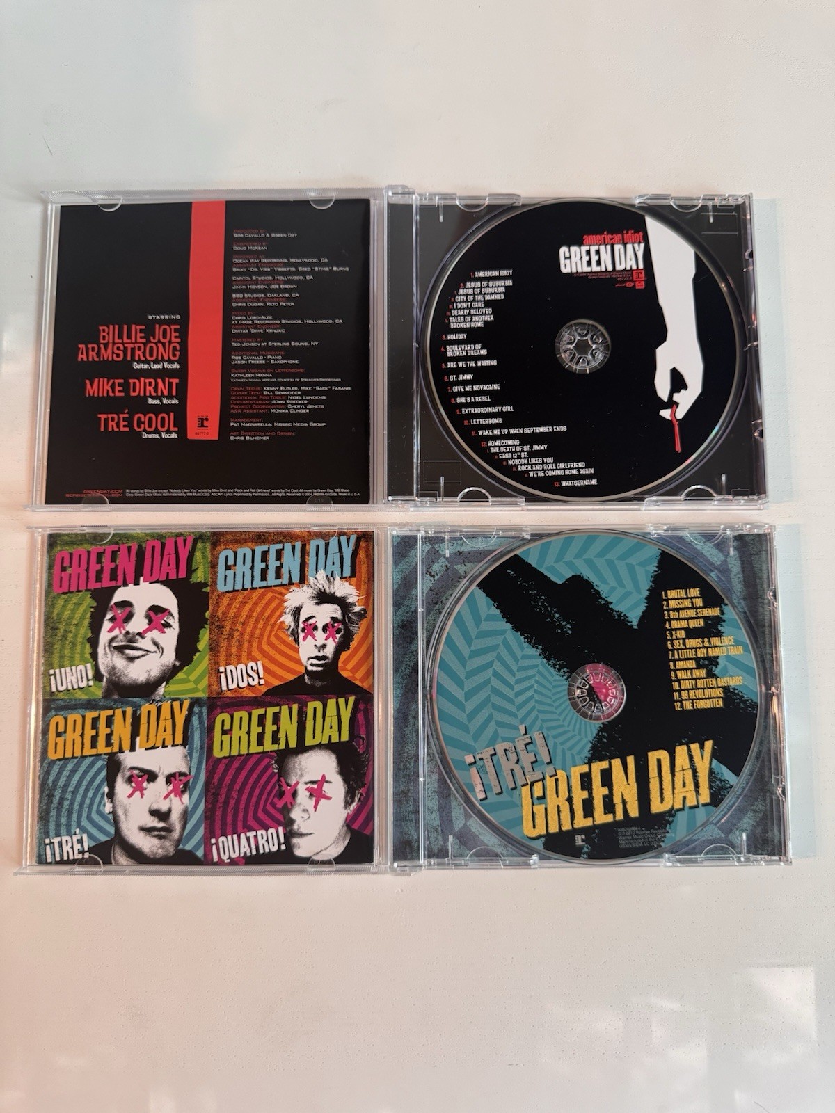 Green Day CD Collection Lot (8 CDs) American Idiot Nimrod Warning 1039 + More