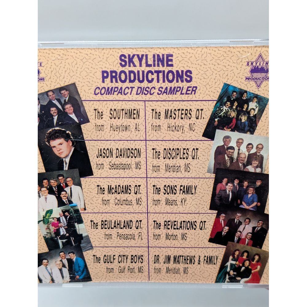 Skyline Productions Music CD Southern Gospel Compilation Sampler 90s Masters