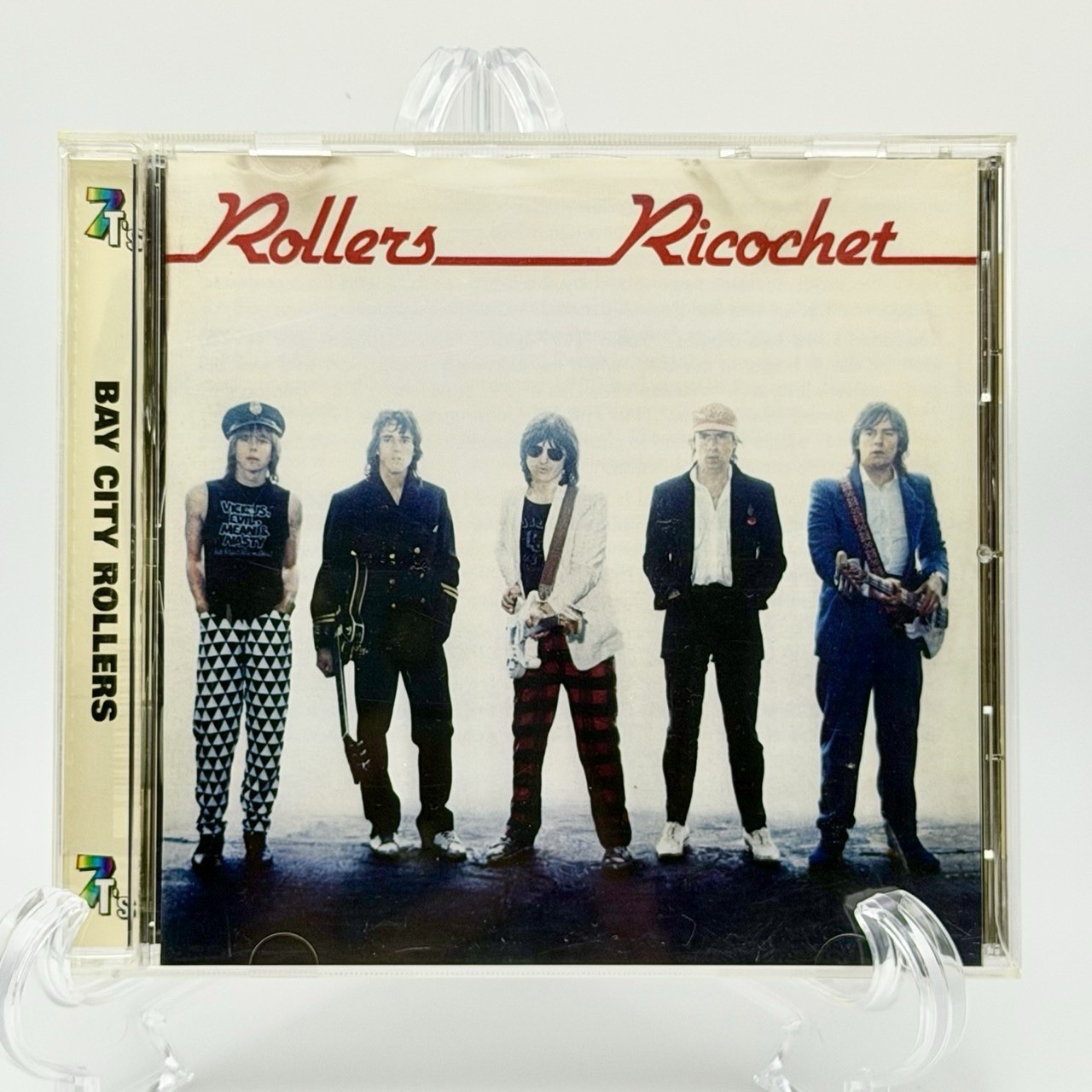 Bay City Rollers Ricochet CD UK 7Ts Records GLAM CD 50 Remaster Bonus Track