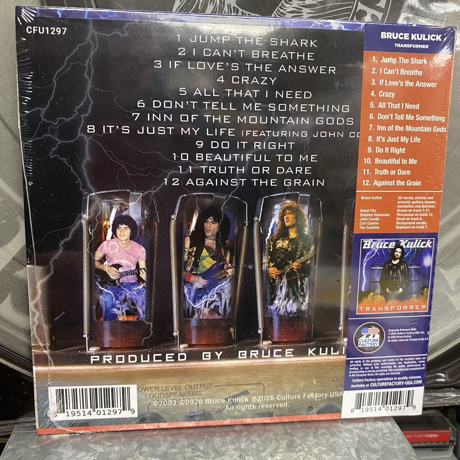 BRUCE KULICK (KISS) - Transformer CD ( RSD 2026) NEW & SEALED CD ALBUM- Digipack