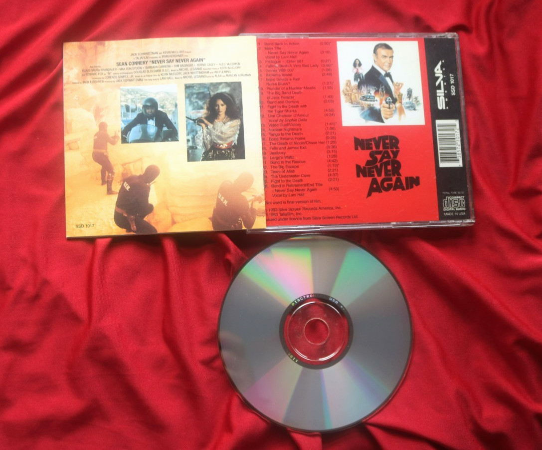 Never Say Never Again by Original Soundtrack (CD, Jan-1993, Silva America)
