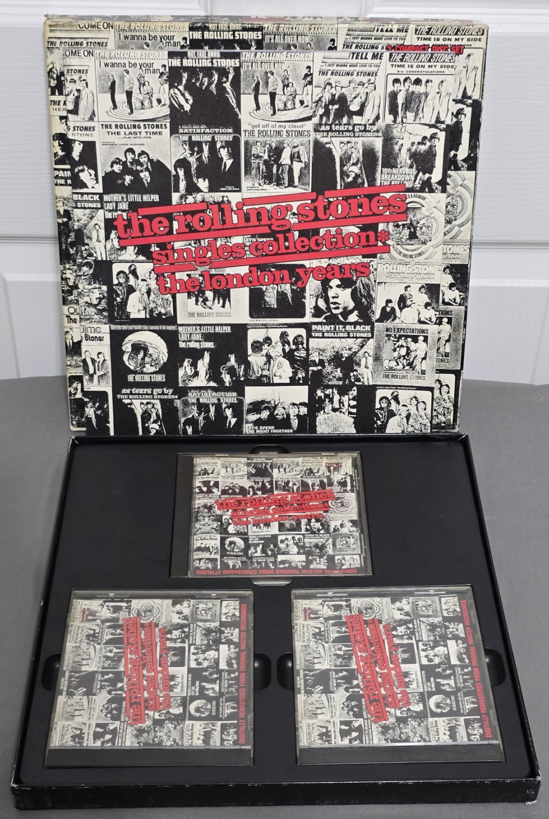 The Rolling Stones Singles Collection London Years CD 3 Disc Box Set W/ Book