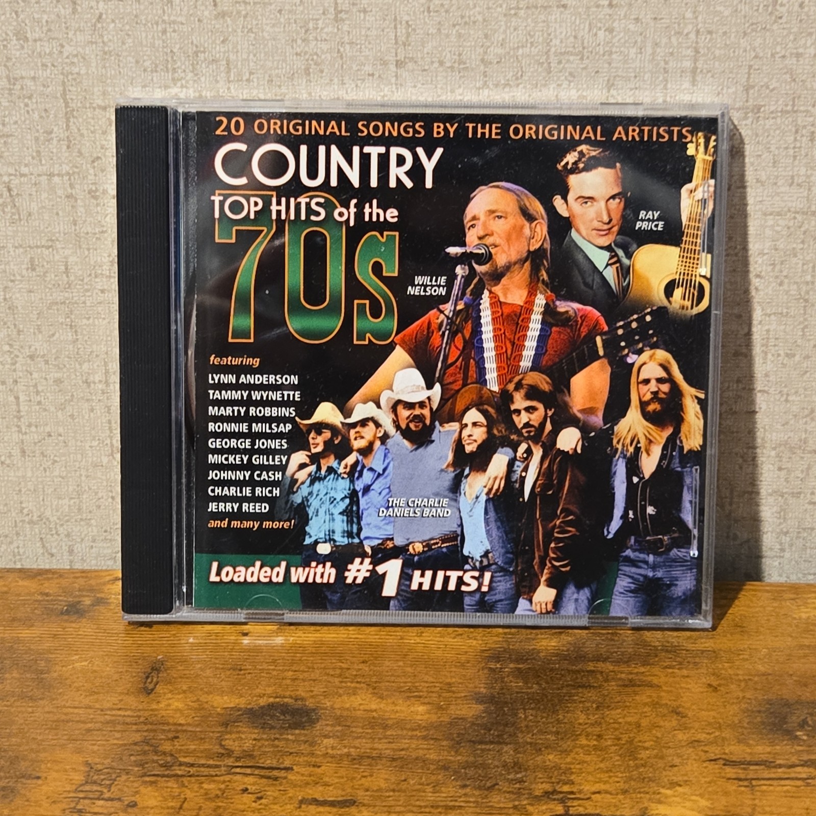 Country Top Hits of the 70s (CD, 2007, Collectables) Nelson - Jones - Cash EUC