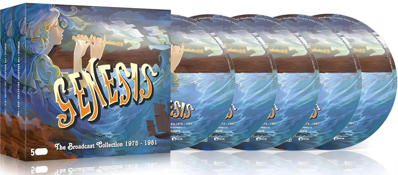 Genesis – The Broadcast Collection 1975 - 1981 5 CD Box Set - NEW