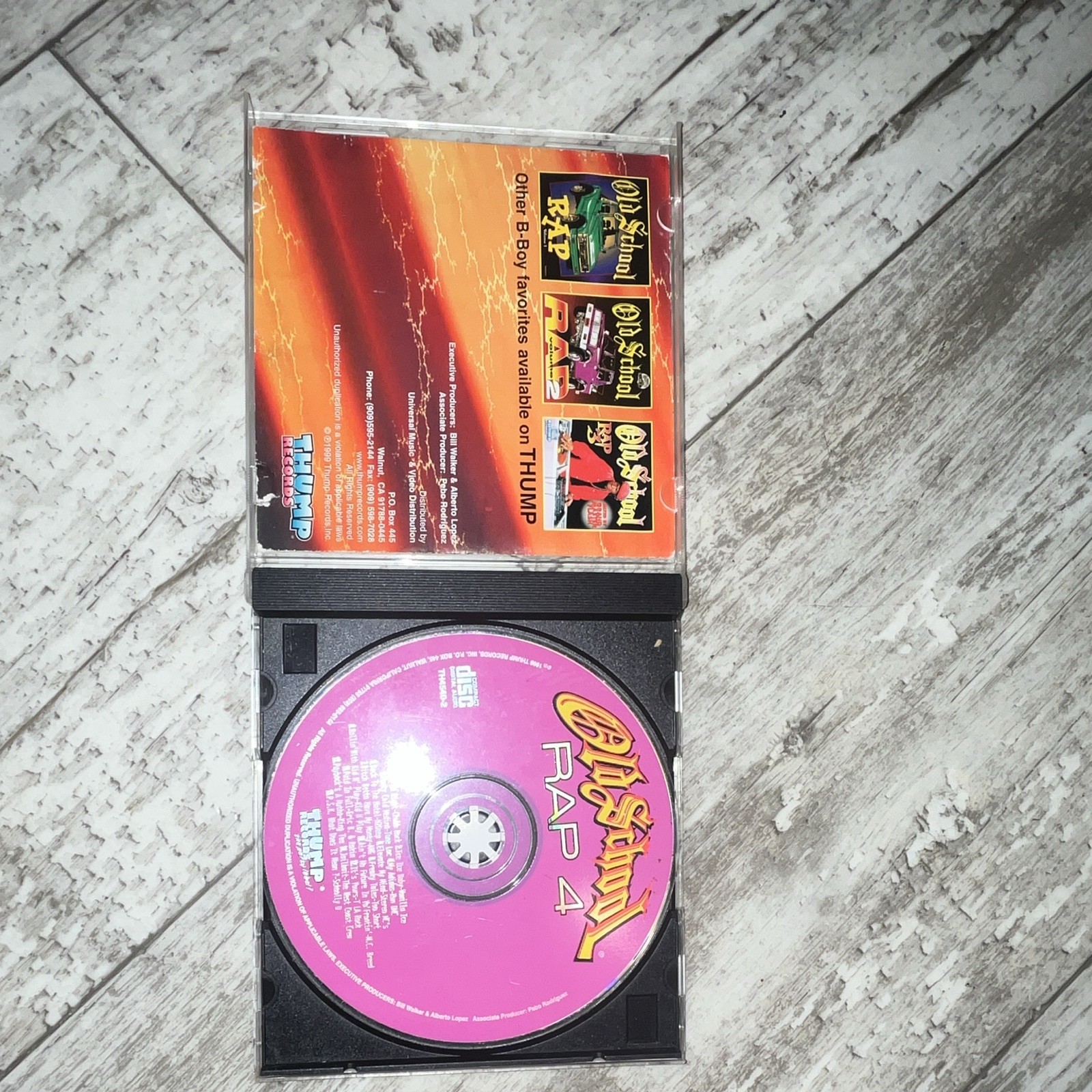 Various Artists – Old School Rap 4 CD 2002 Thump Records Old School Hip-Hop