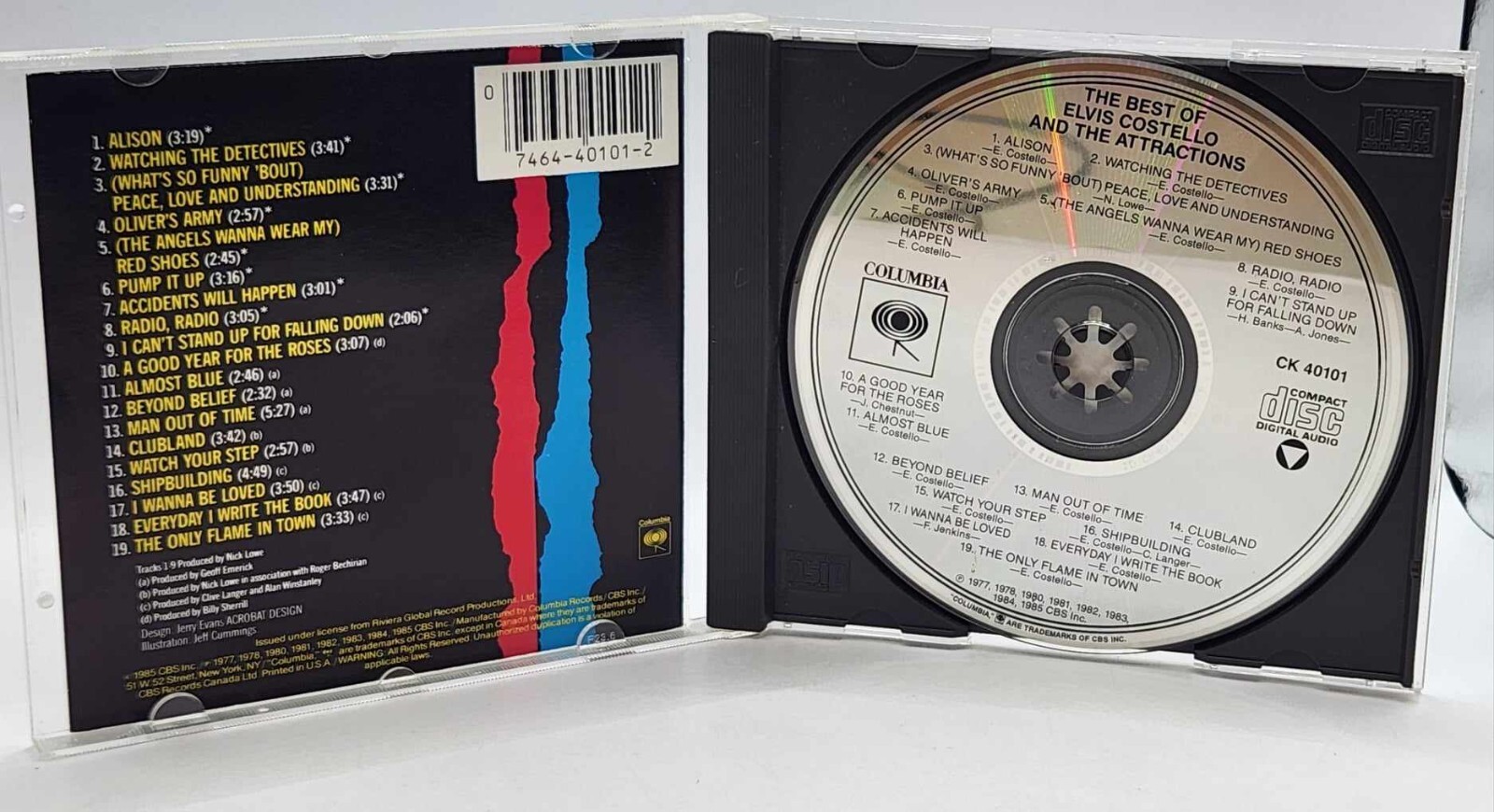American Folk Rock / Rock CD LOT of 9 / Elvis Costello & More