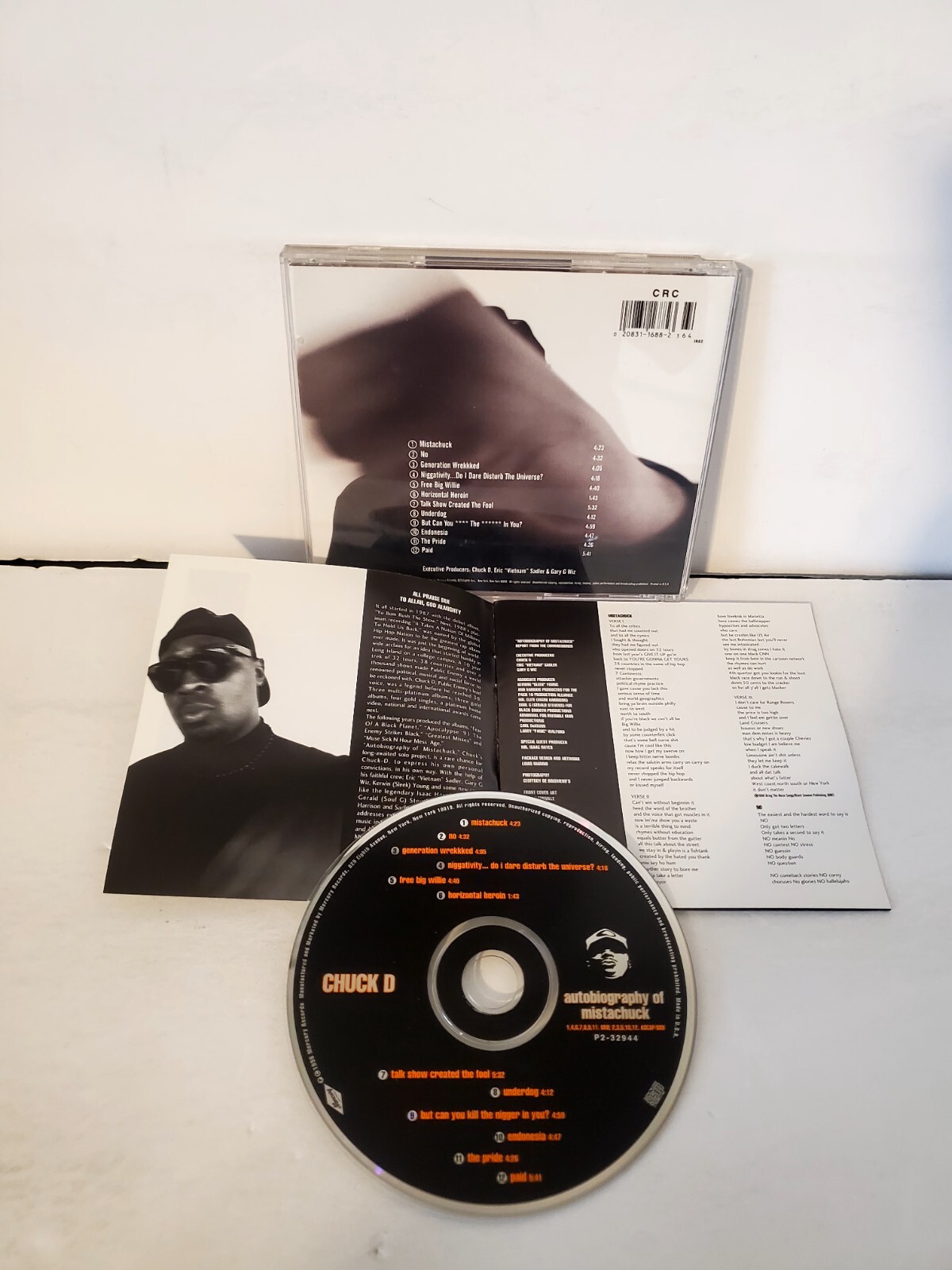 Chuck D (Public Enemy) "Autobiography of Mistachuck" CD, (1996) ^