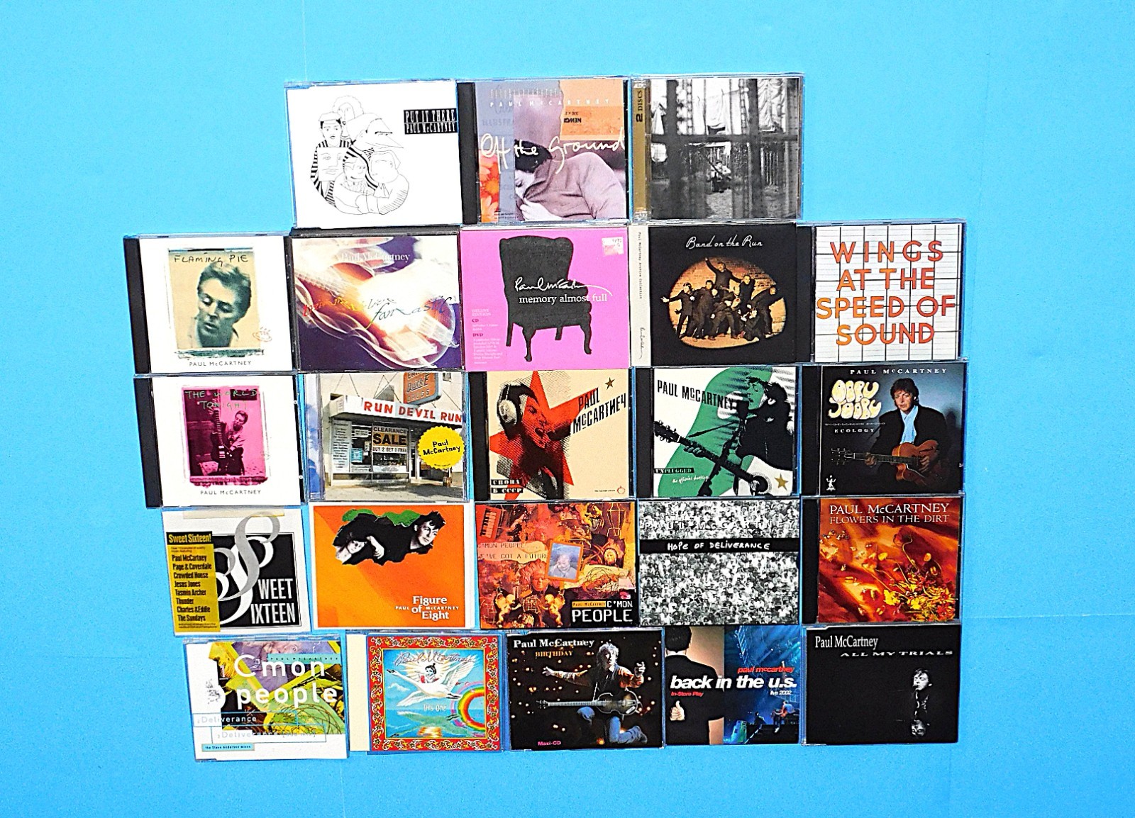 PAUL MCCARTNEY---23 CD LOT---BAND ON THE RUN DELXUE, SPEED OF SOUND, IMPORTS!!!!