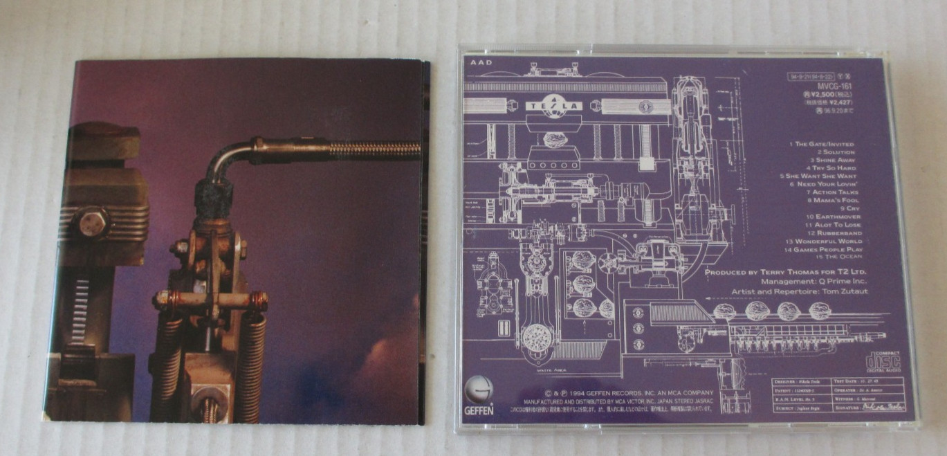 TESLA- BUST A NUT 1994 JAPAN CD 80s HAIR METAL GLAM POISON WARRANT MVCG-161