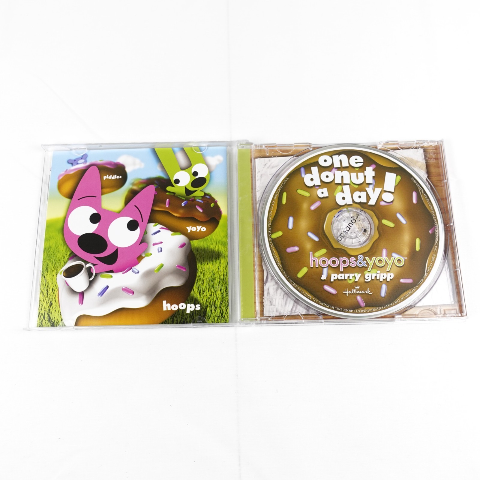 One Donut A Day! Hoops & Yoyo Sealed CD Children's Music Parry Gripp Hallmark