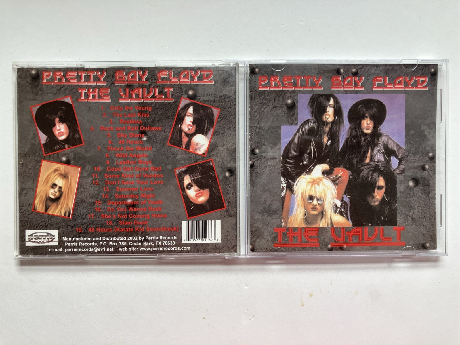 The Vault by Pretty Boy Floyd (CD, May-2002, Perris Records) Very Good Condition