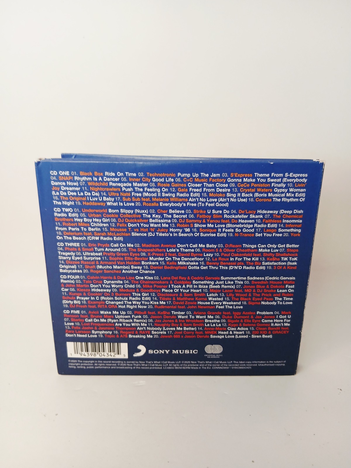 Now 100 Hits Dance (2020) Various Artists (5 X CD Album)