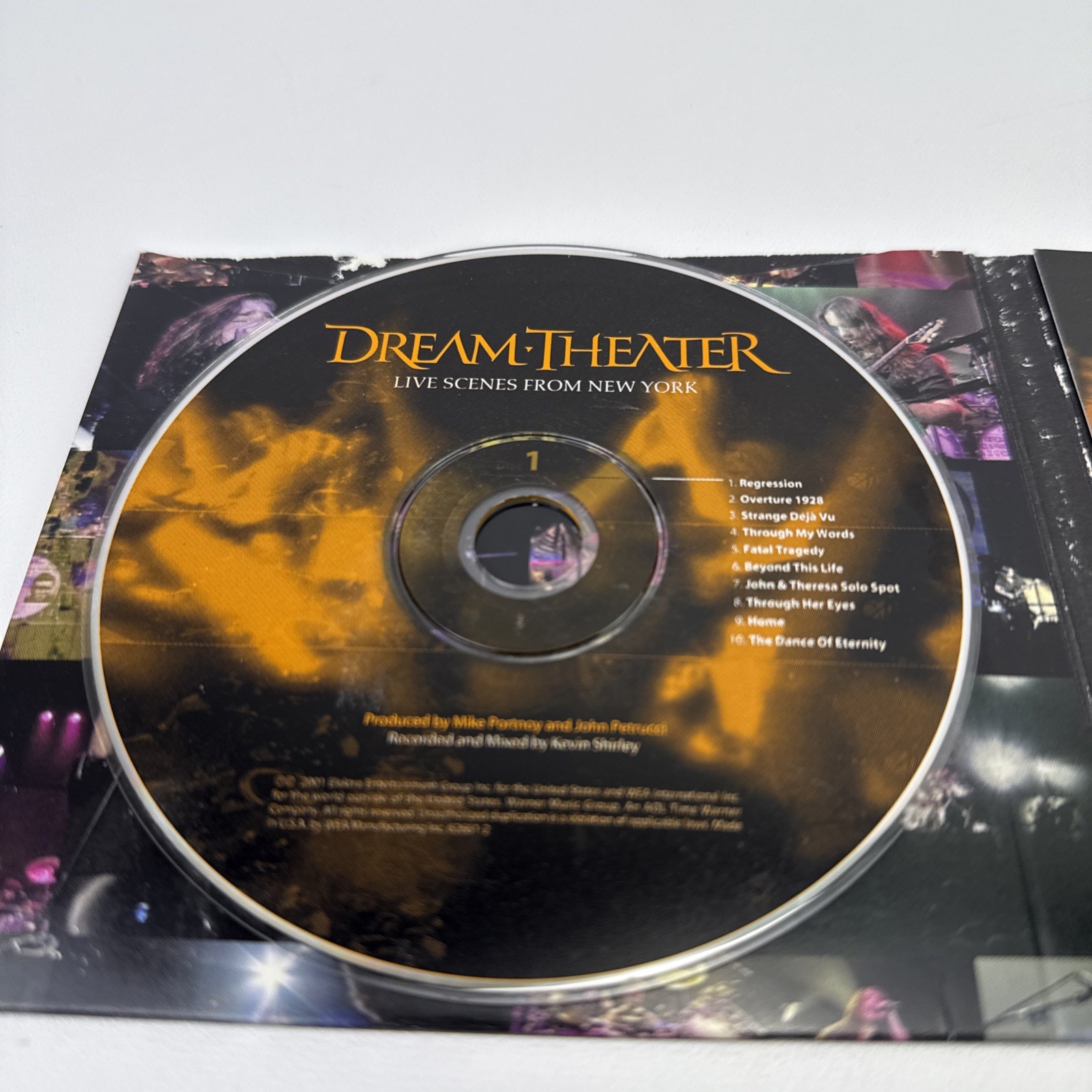 Dream Theater Live Scenes from New York 3-CD Live Album 2001 Elektra