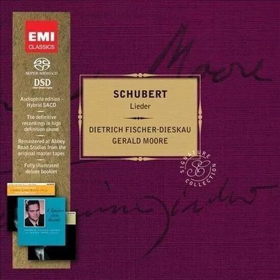 SCHUBERT Lieder / Dietrich Fischer-Dieskau, Moore (4 Hybrid SACDs, 2012, EMI)