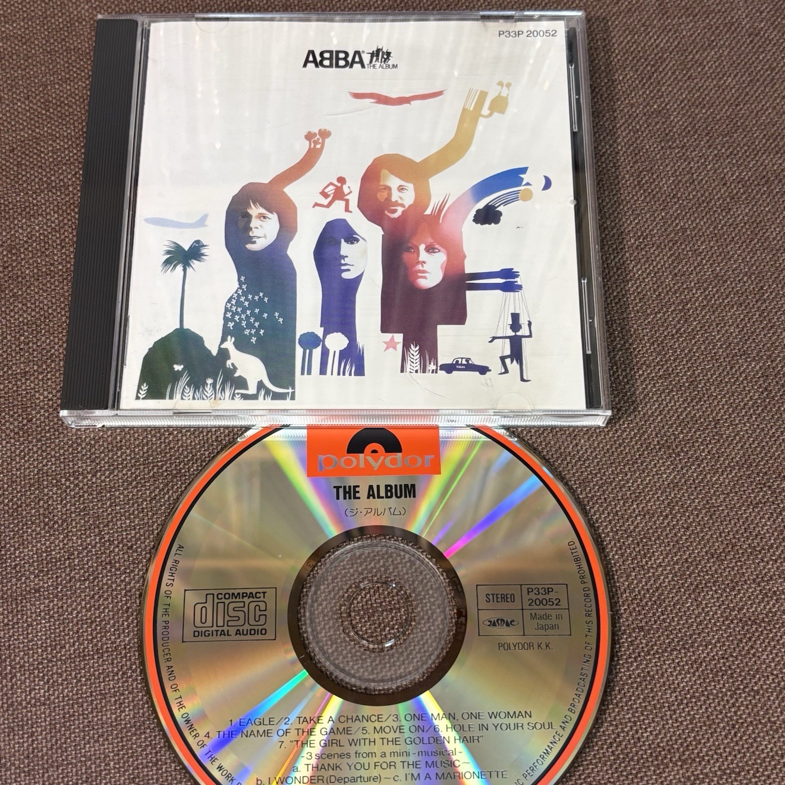 ABBA The Album JAPAN CD P33P-20052 A2F 12 V w/ PS BOOOKLET 1986 issue