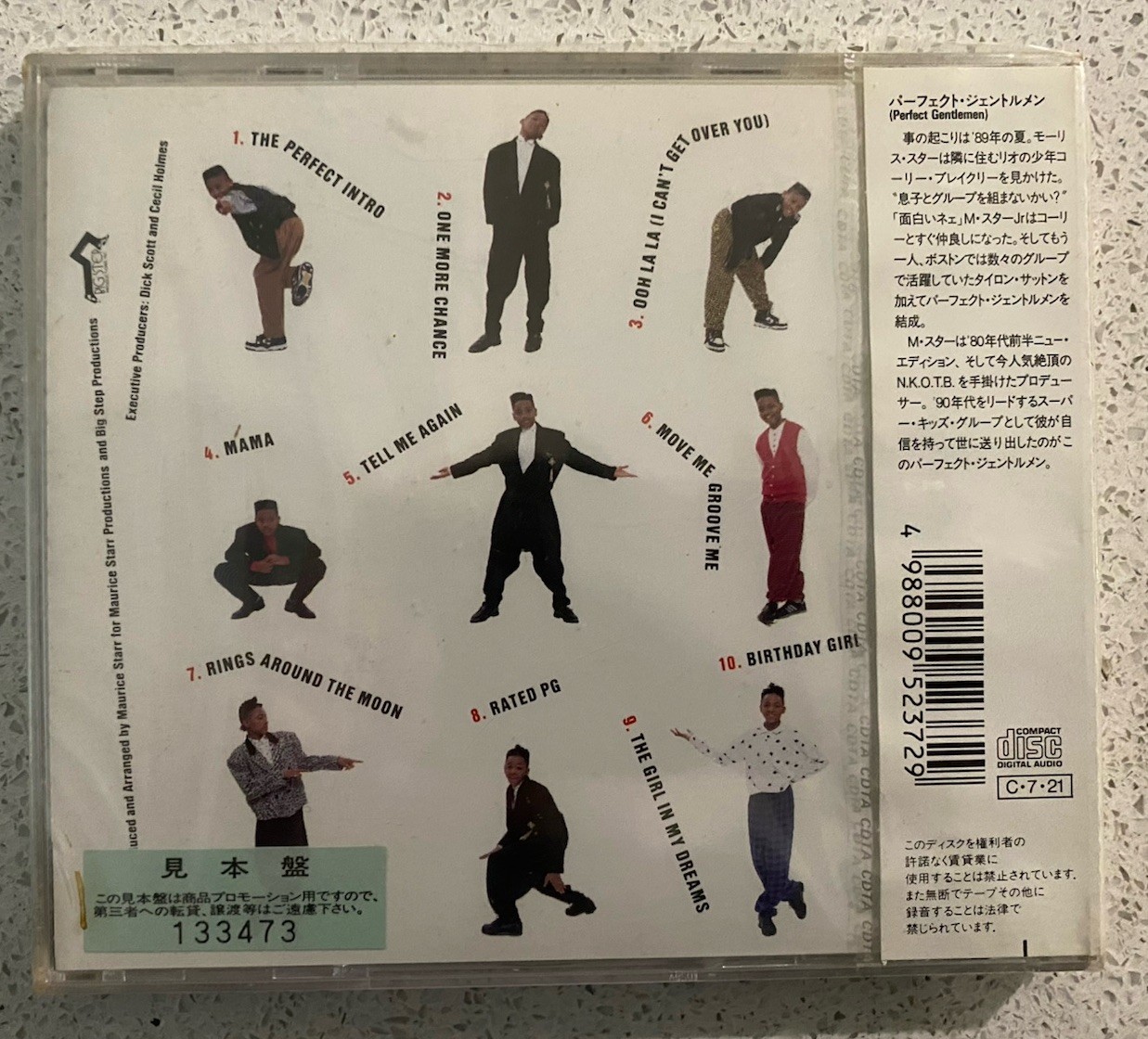 Perfect Gentlemen ー Rated PG (CD) JAPAN OBI CSCS-5237 NEW & Sealed RARE Promo **