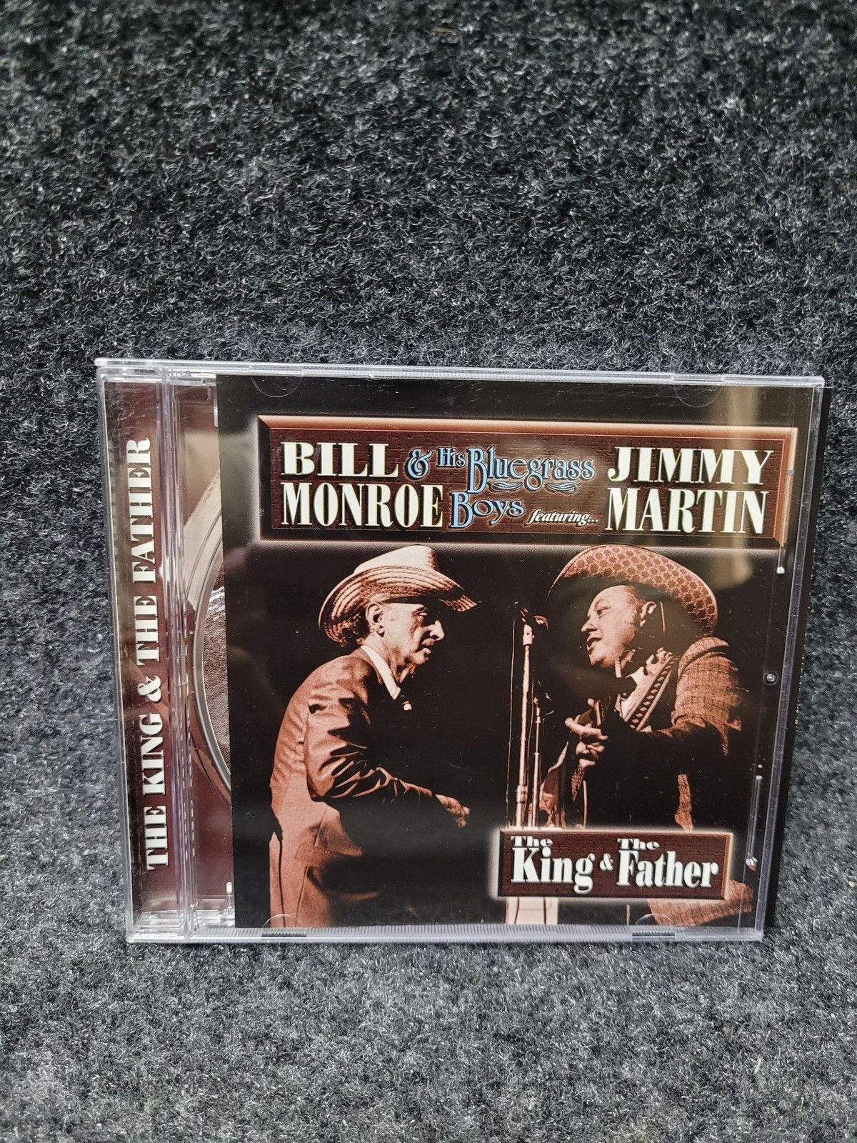 Bill Monroe Jimmy Martin CD The King & The Father 2004 Bluegrass Gospel Brown
