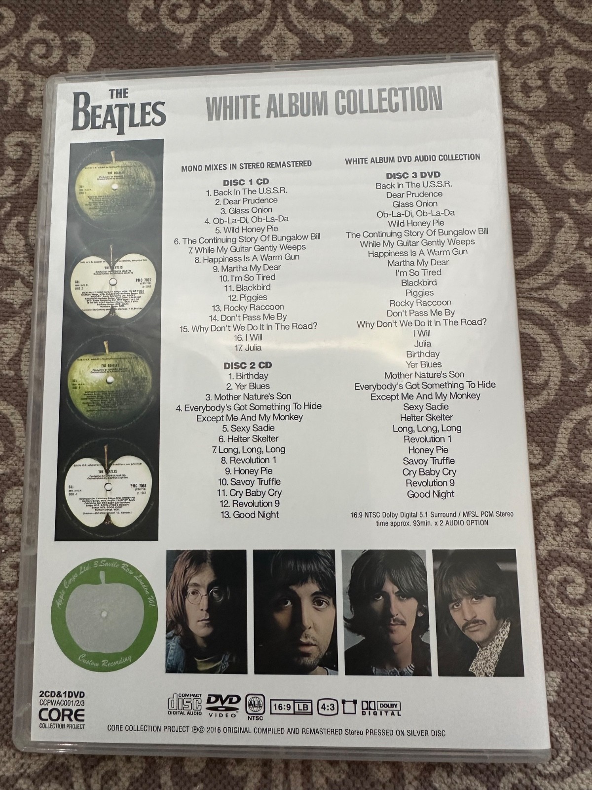 The Beatles White Album Audiophile Collection 2CD & 2DVD
