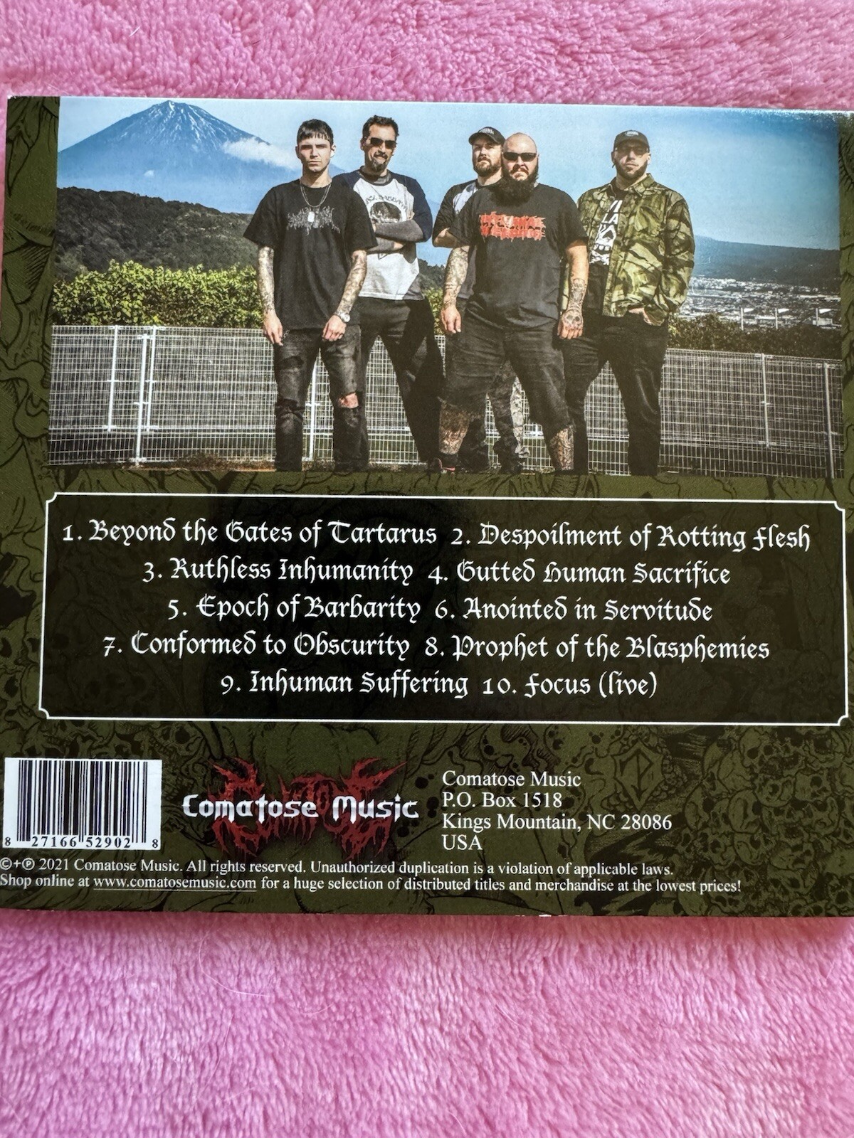 INTERNAL BLEEDING "Heritage of Sickness II" death metal CD
