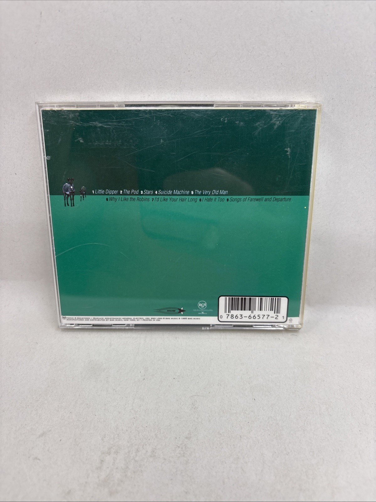 Hum You'd Prefer an Astronaut Rock Album CD RCA Jewel Case Standard Green 1995