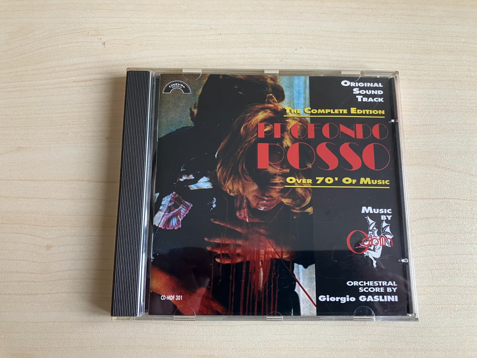 Goblin / Gaslini _ Profondo Rosso _ CD Album Soundtrack Complete ed 1996 Cinevox