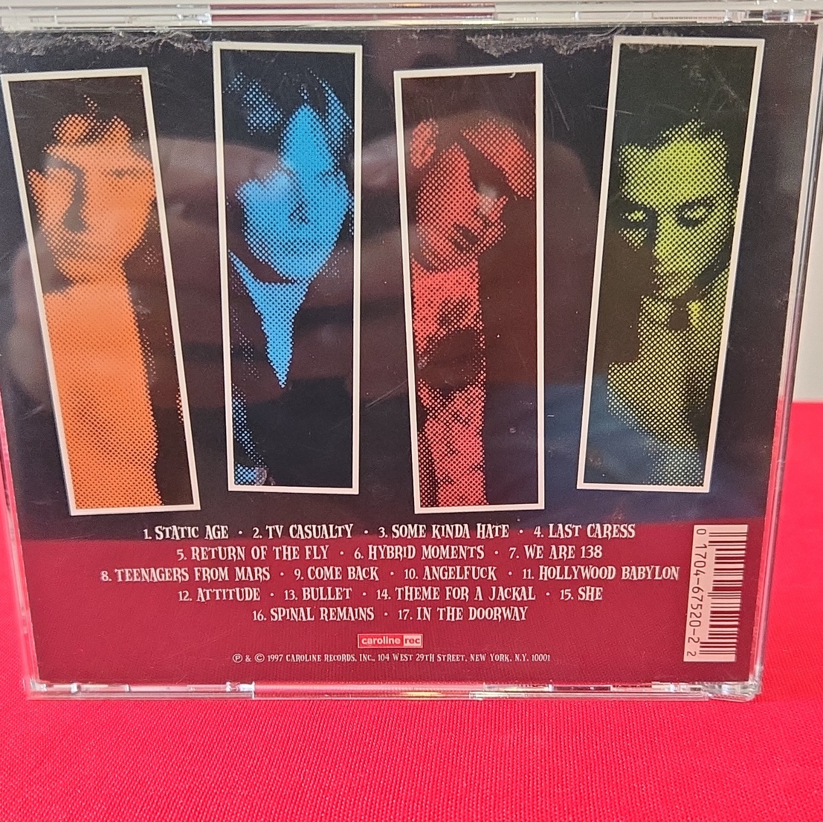 Misfits Static Age Rock Punk CD Caroline Records 1997 Jewel Case CAROL 0672-