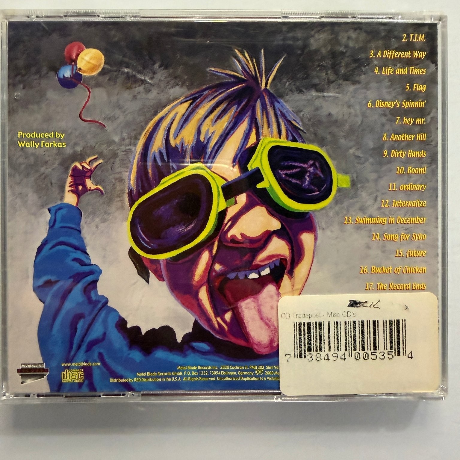 Galactic Cowboys – Let It Go CD 2000 Heavy Metal Progressive Metal Blade
