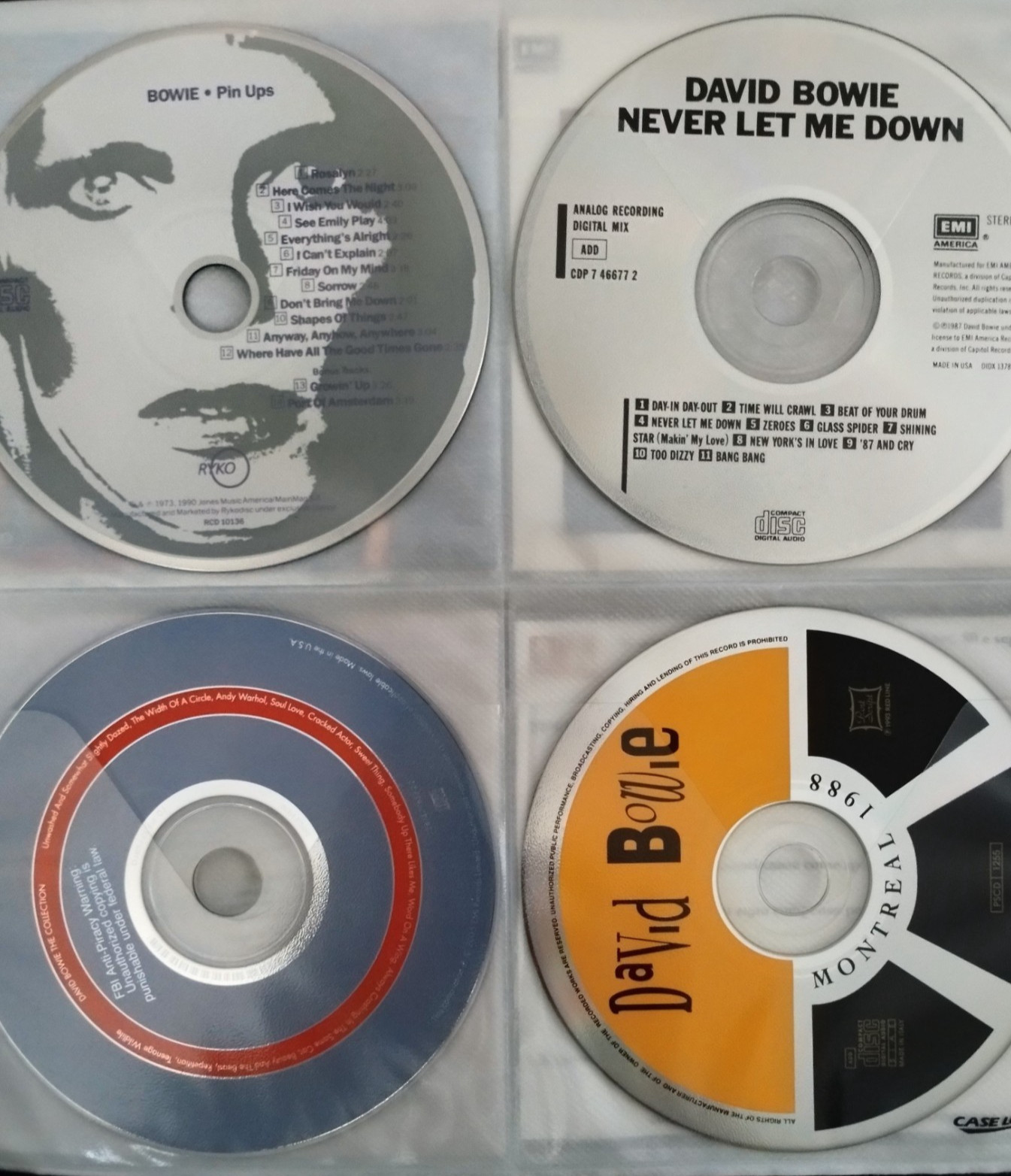 Massive DAVID BOWIE CD Collection / Includes Original Discs, Box Sets, Rarities!
