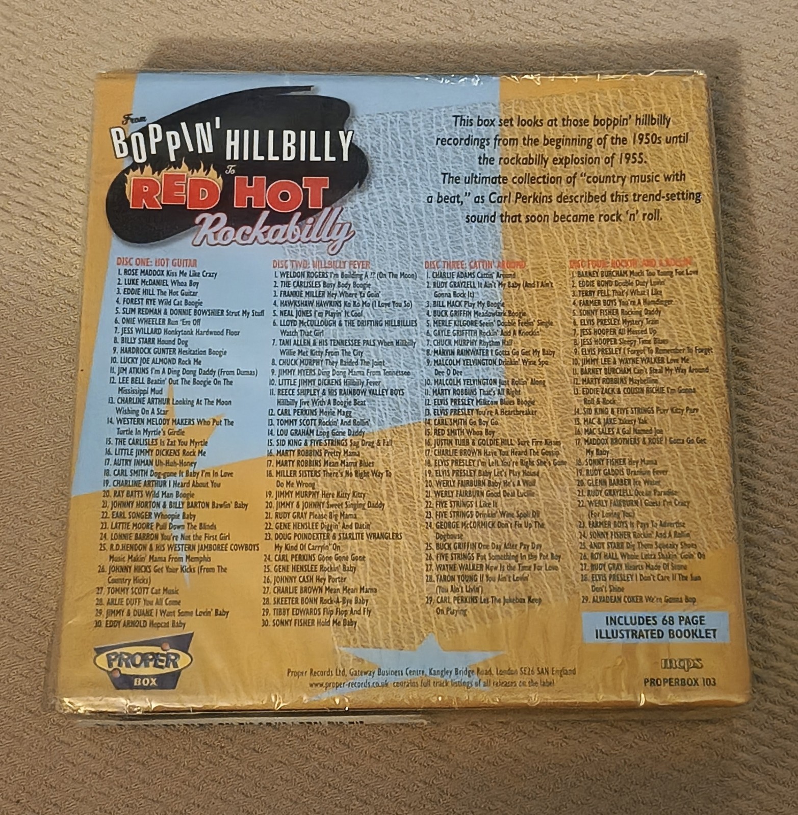 From Boppin' Hillbilly To Red Hot Rockabilly, 4 CD Set